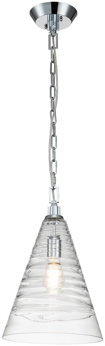 Darmowa Dostawa - Lampa wisząca 1x60 W chrom Quintiesse Elroy QNELMOREPPC