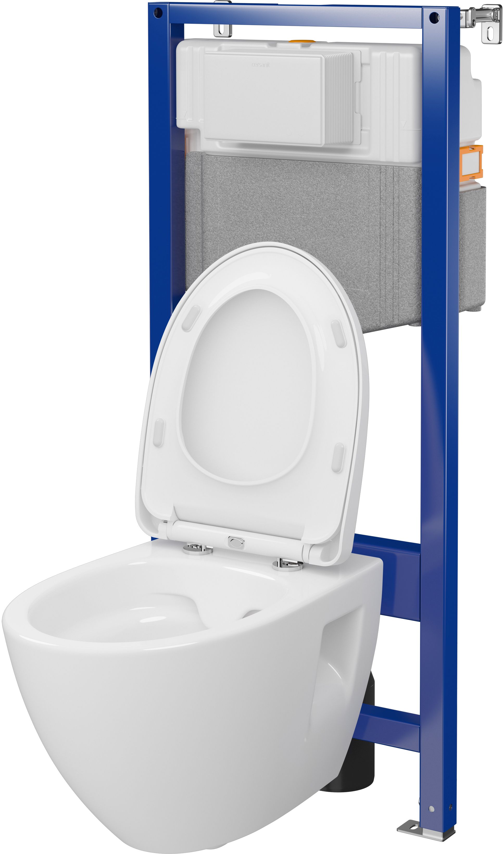 Darmowa Dostawa - Zestaw WC stelaż z miską i deską Cersanit Moduo S701814