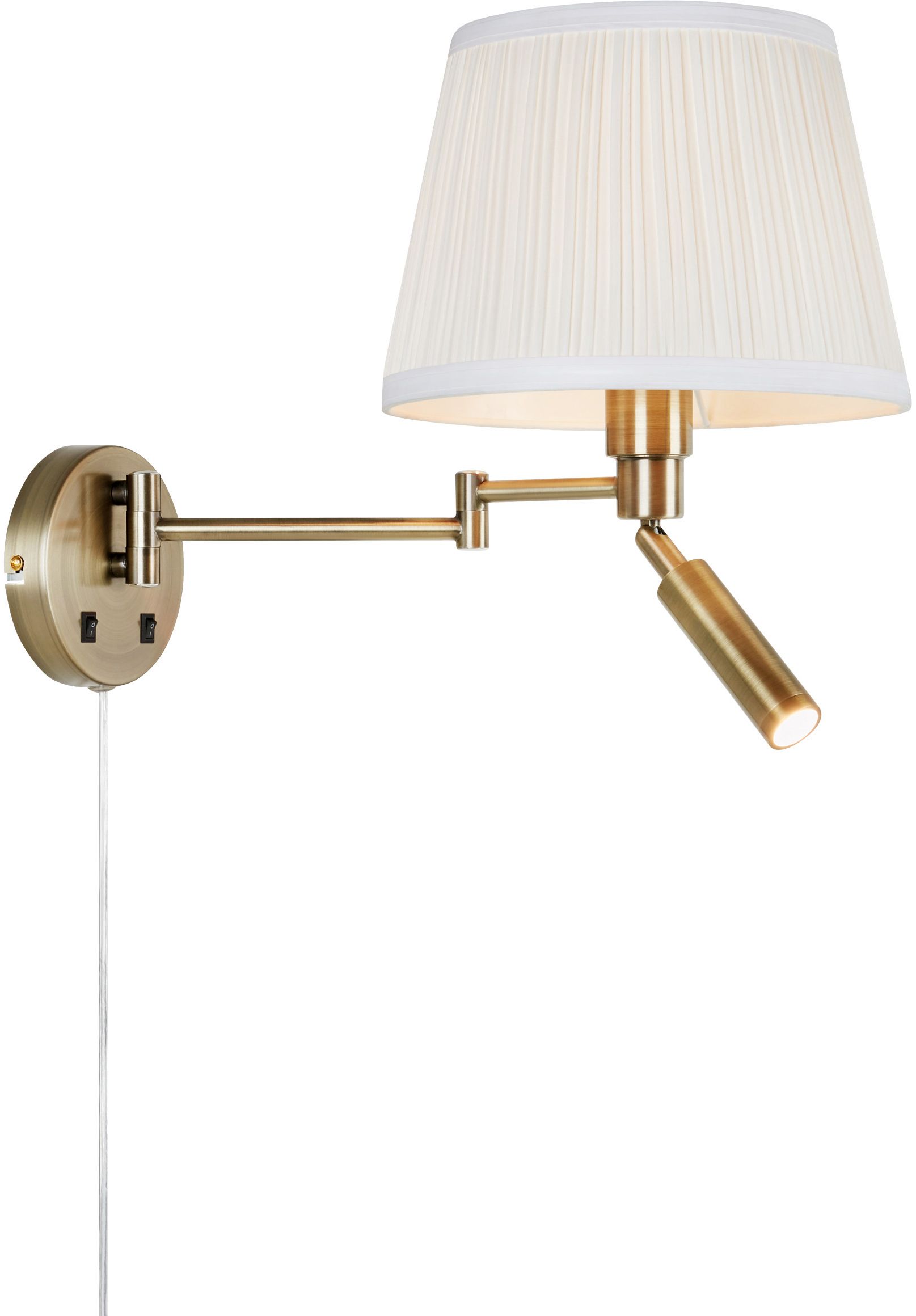 Darmowa Dostawa - Kinkiet 1x60 W mosiądz Markslöjd Pivot 109017