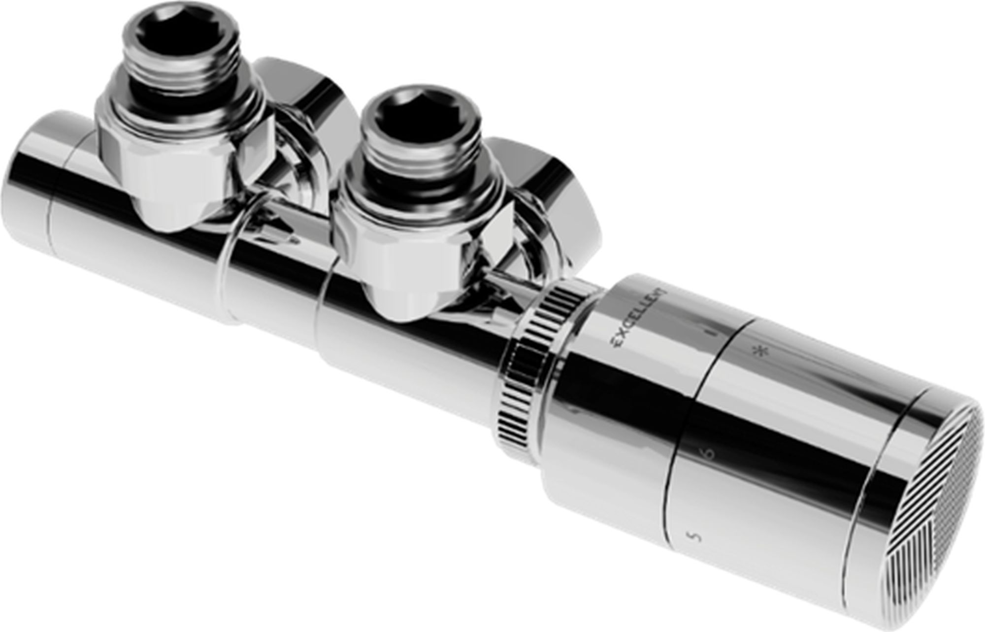 Darmowa Dostawa - Zawór zespolony termostatyczny chrom Excellent Caldo GREXCA50PZTCR