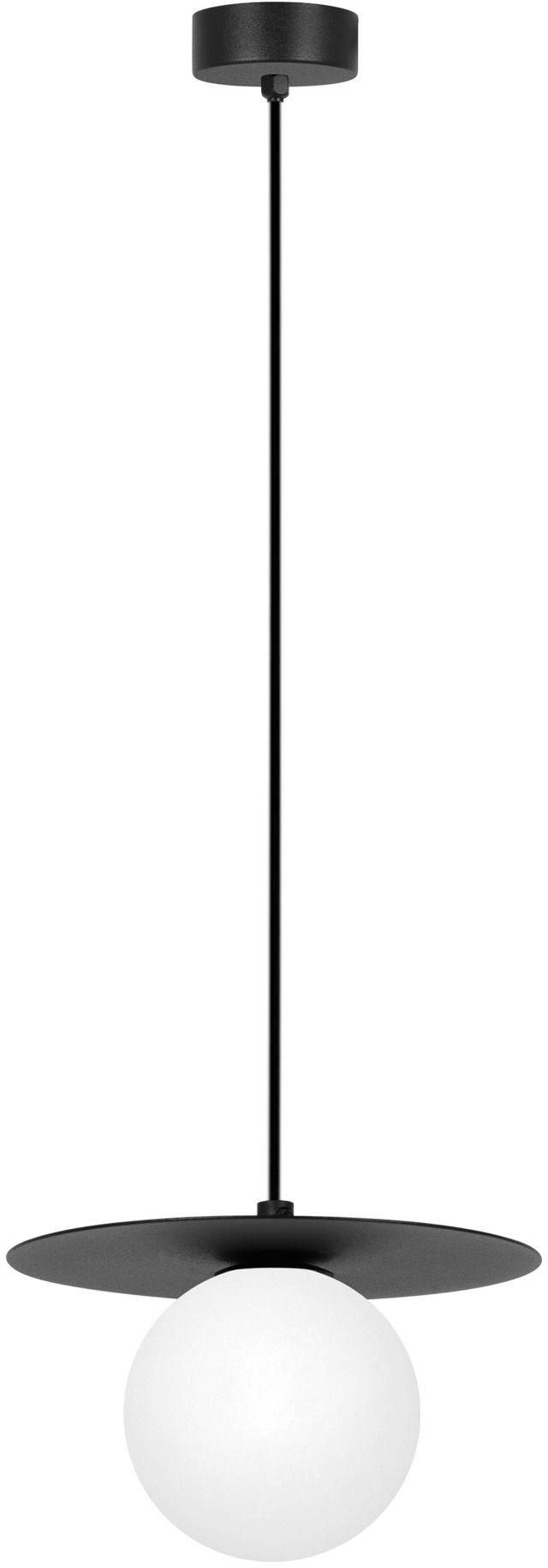 Darmowa Dostawa - Lampa wisząca 1x10 W biała-czarna Kaja Robin K5435