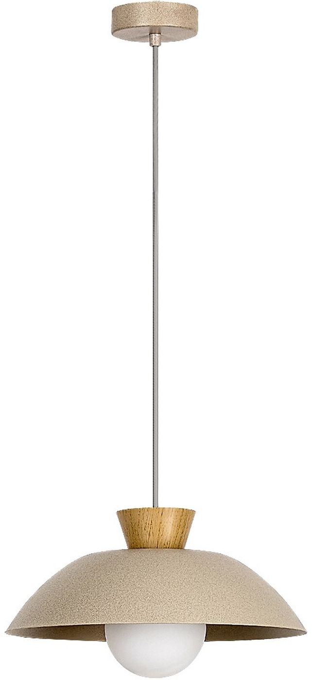 Darmowa Dostawa - Lampa wisząca 1x5 W drewno-opal-beżowa Rabalux Golnar 72230