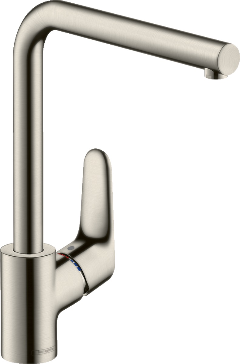 Darmowa Dostawa - Bateria kuchenna stal szlachetna Hansgrohe Focus M41 31817800