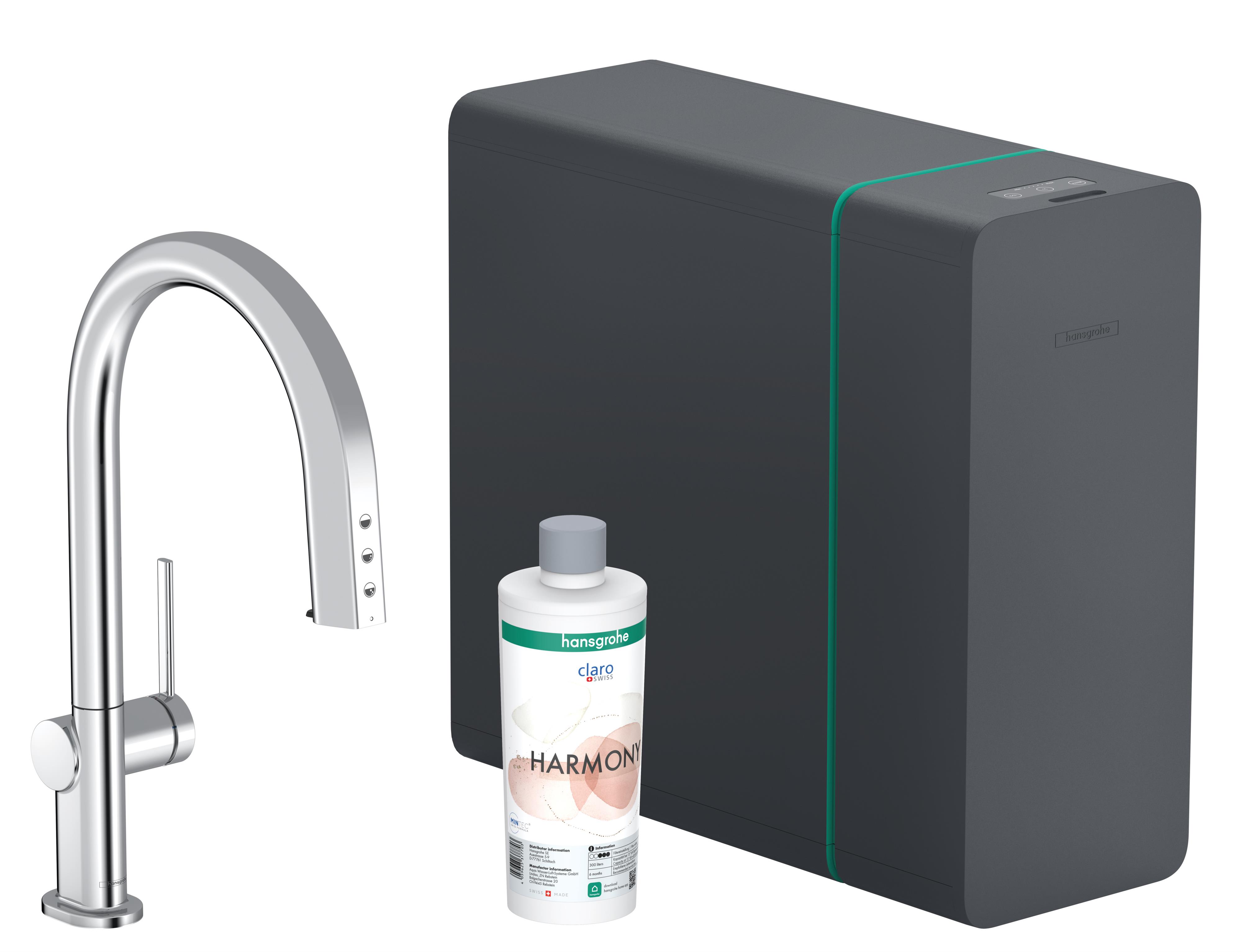 Darmowa Dostawa - Bateria kuchenna z filtrem stojąca chrom Hansgrohe Aqittura M91 76836000