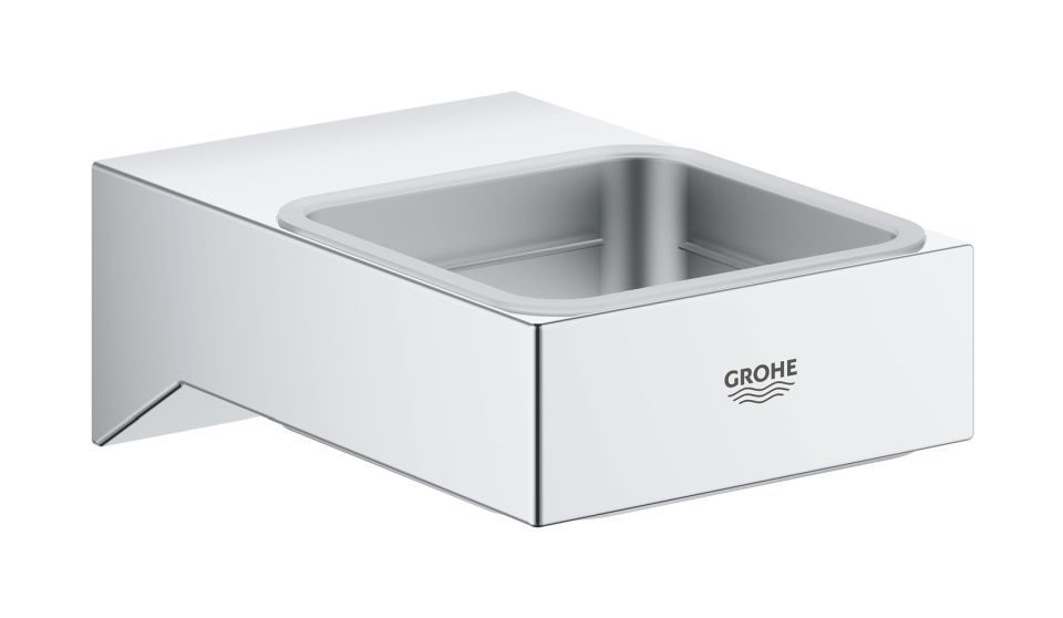 Darmowa Dostawa - Uchwyt do akcesoriów starlight chrome Grohe Selection Cube 40865000