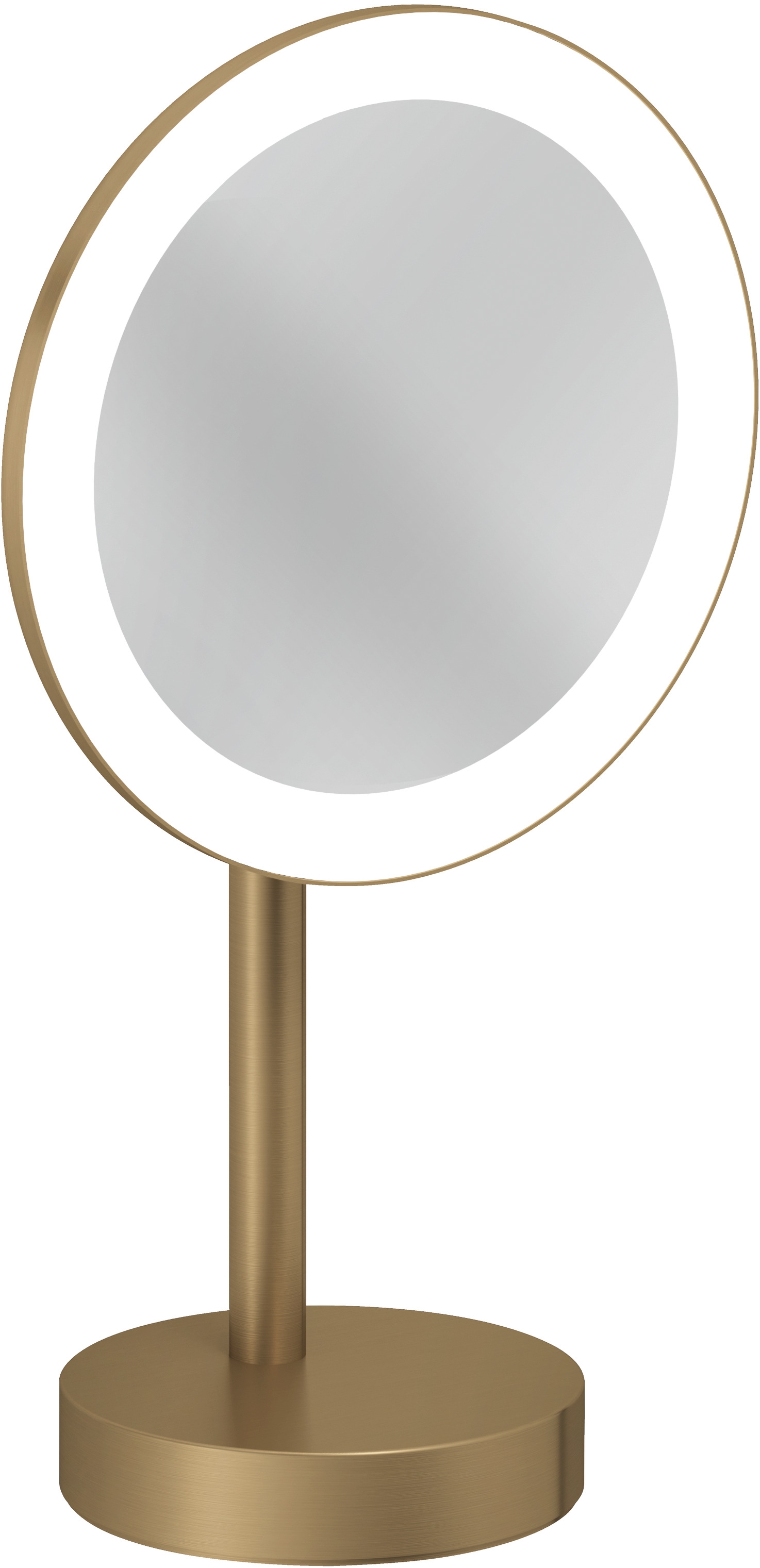 Darmowa Dostawa - Lusterko kosmetyczne 20.2x35.5 cm okrągłe z oświetleniem Kludi Vela R 58995N1F