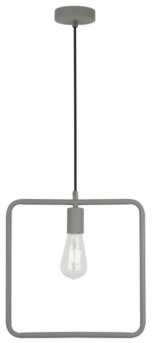 Darmowa Dostawa - Lampa wisząca 1x40 W szary/popielaty GTV Lija OSLIE2715DEC