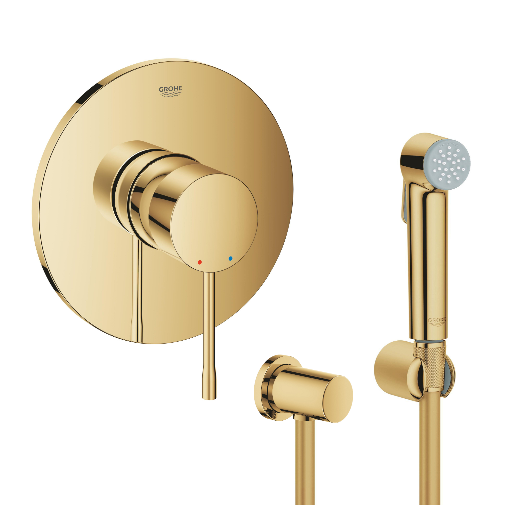 Darmowa Dostawa - Zestaw słuchawki bidetowej podtynkowy cool sunrise Grohe Essence abset10996