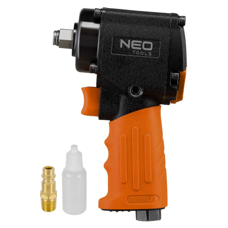 Klucz udarowy NEO TOOLS pneumatyczny, 1/2", 680 Nm krótki 1 szt