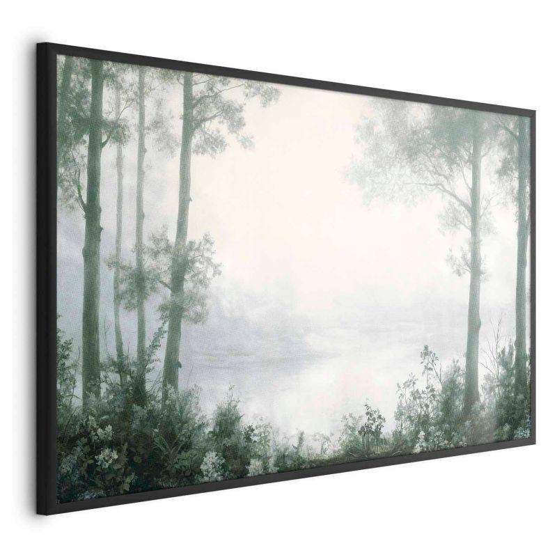 Plakat Artgeist Lasek i staw 30x21 cm z ramą czarną 1 szt