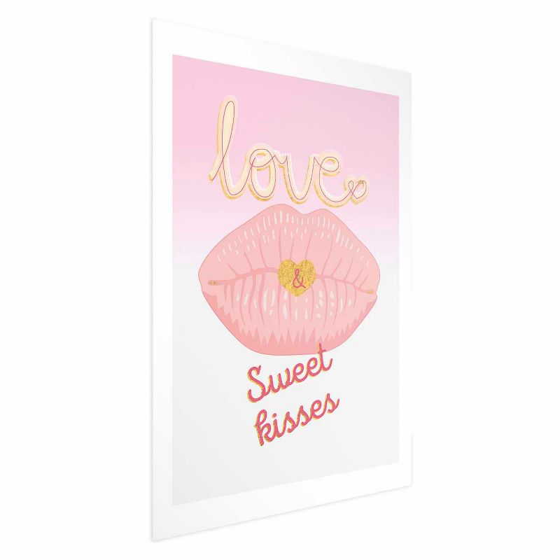 Plakat Artgeist Sweet Kisses 60x90 cm bez ramy 1 szt