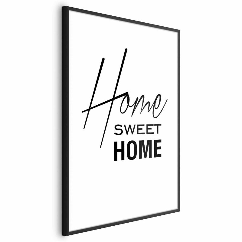Plakat Artgeist Home 21x30 cm z ramą czarną 1 szt