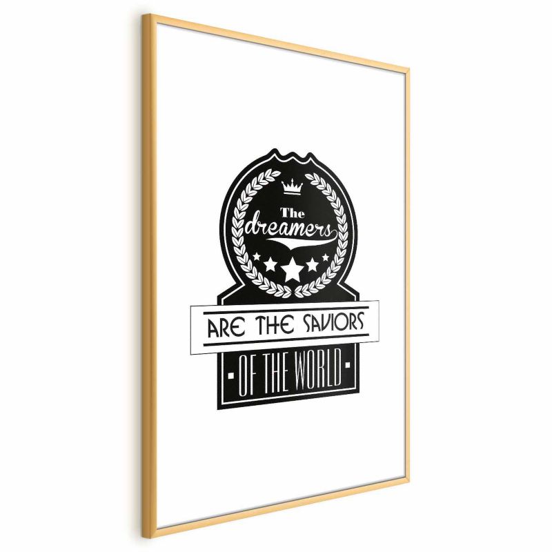 Plakat Artgeist Dreamers 60x90 cm z ramą złotą 1 szt