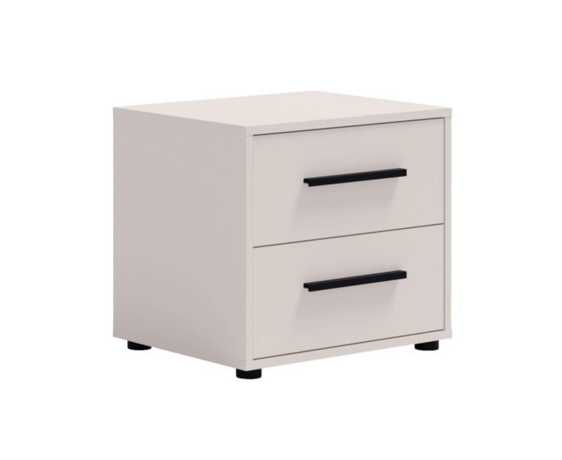 Szafka nocna z szufladami Bettso Maxivo elegancka do sypialni kaszmir 1szt.