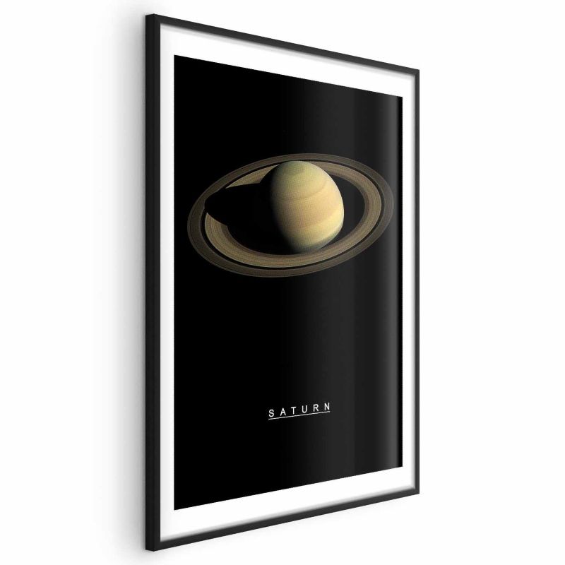 Plakat Artgeist Saturn 40x60 cm z ramą czarną 1 szt