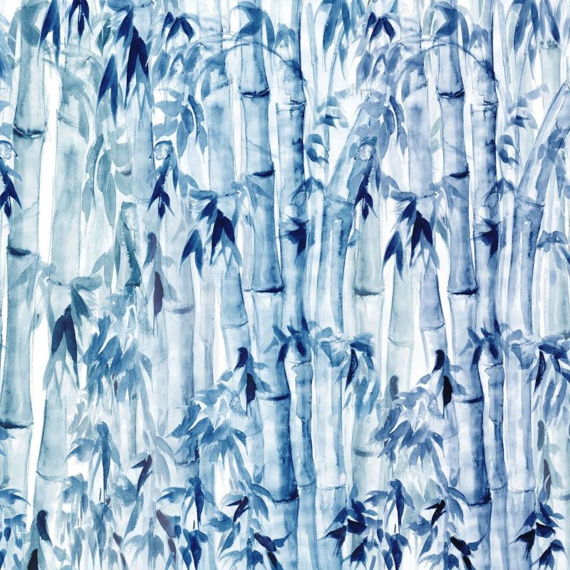 fototapeta Sanders & Sanders bambusy niebieskim 300 x 280 cm - 1 rol.