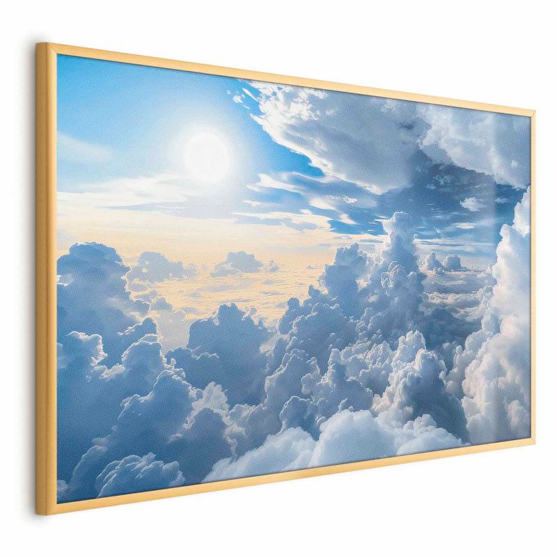 Plakat Artgeist Symfonia Światła 30x21 cm z ramą złotą 1 szt