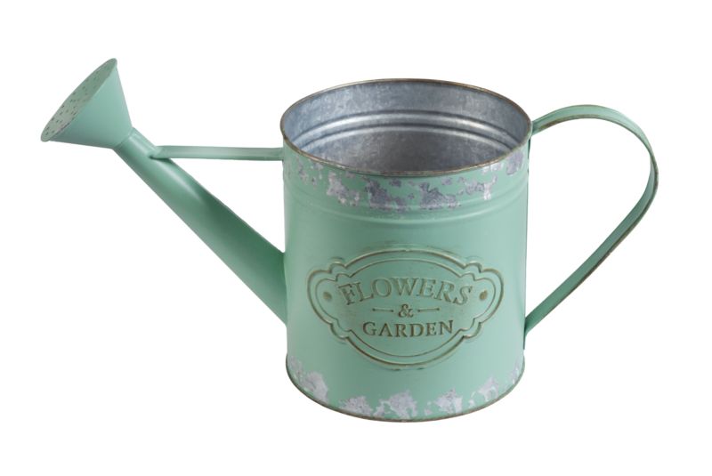 Konewka Rim Kowalczyk metalowa 1,4L "FLOWERS GARDEN" zielona 1 szt.