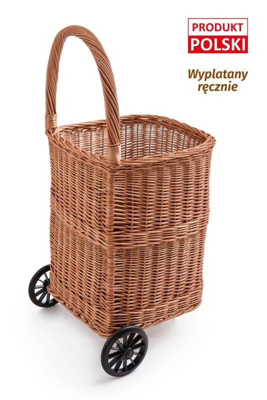 Kosz na drewno Bordeaux wiklinowy