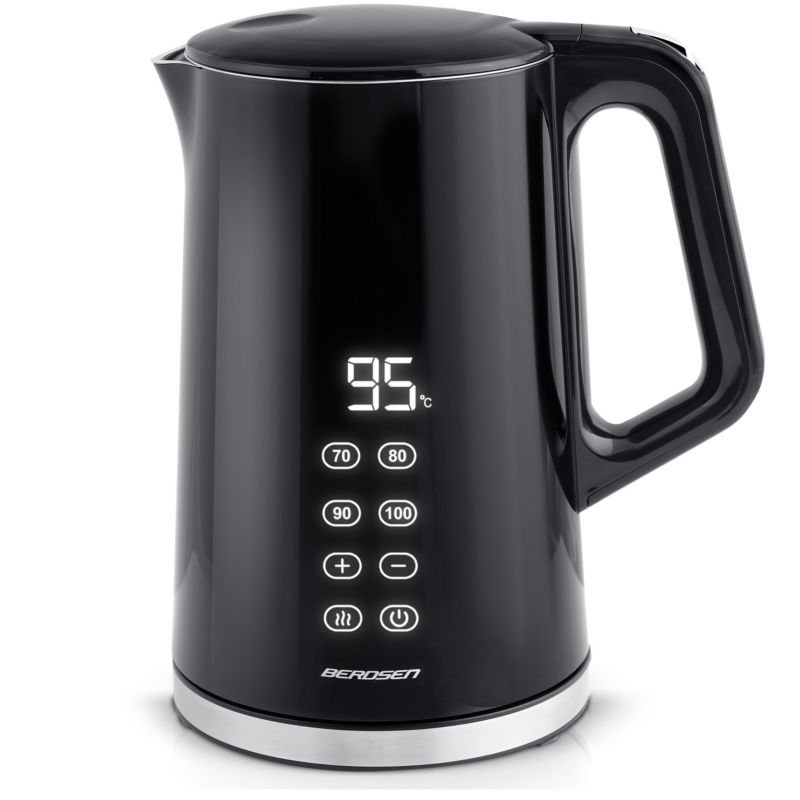 Czajnik elektryczny Berdsen 1,7l panel dotykowy regulacja temperatury 2200W 1 szt.