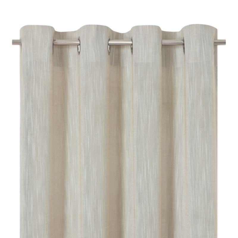 Zasłona GoodHome Lurex 140 x 260 cm beżowo-złota