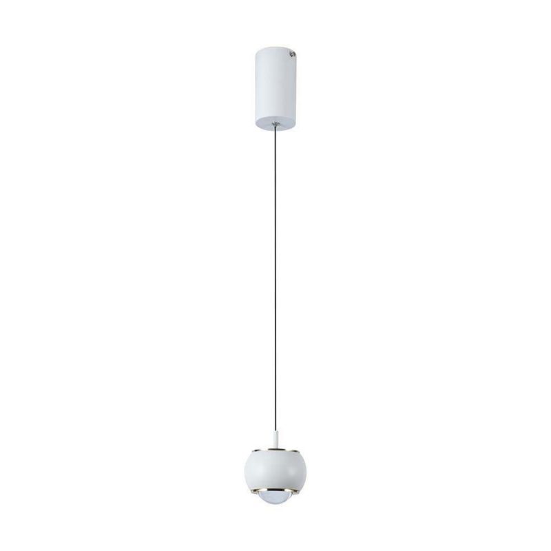 Lampa wisząca V-TAC Vt-7830 biała wym: 123 x 10 x 10 cm wbudowany LED 9W 3000K 1000lm 1 szt.