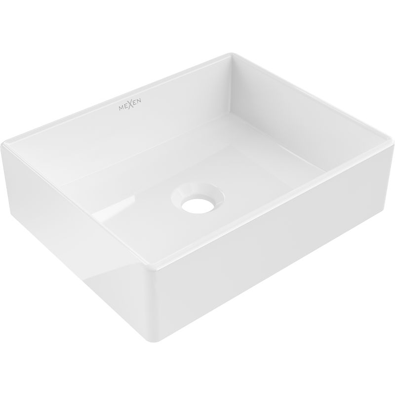 Umywalka nablatowa Mexen Goya biała 40x32 cm 1 szt.