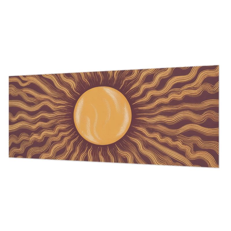 Tapeta Flizelinowa Nowoczesny Wzór Tulup 250x104 cm Słoneczne Promienie Do Salonu, Do Sypialni, Do Biura 1 szt.