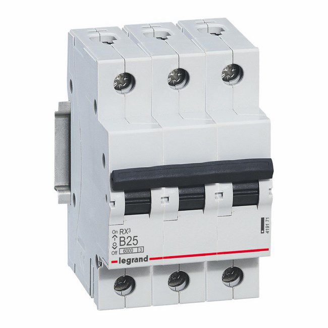 Wyłącznik nadprądowy Legrand 3P-B25A