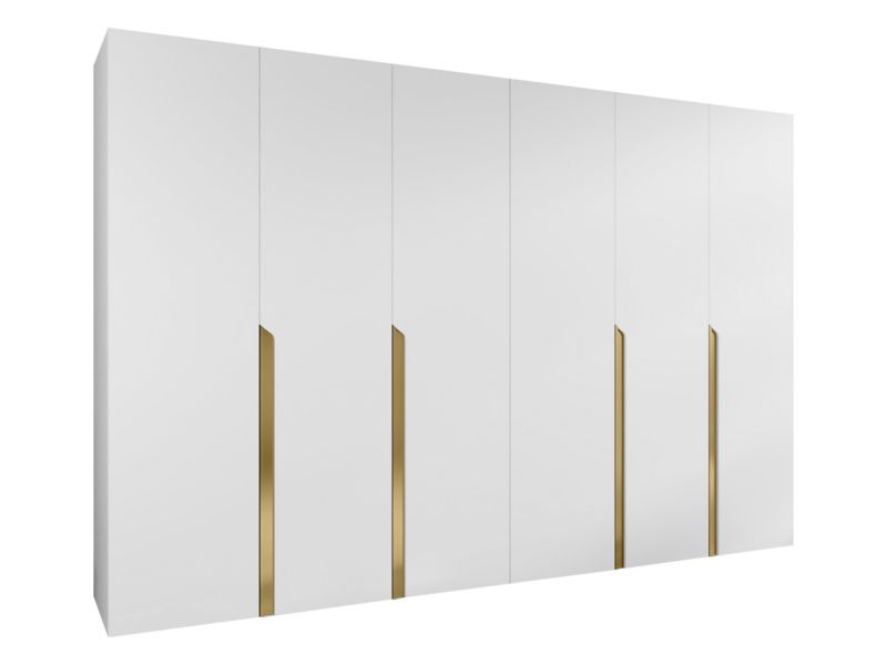 Szafa MIRJAN 24 Mila 1 300 biały / złoty 1 szt.