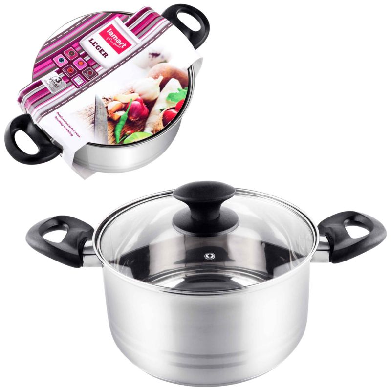 Garnek Lamart Leger LTB2011 Z Pokrywą 20 Cm 3,5L 1szt