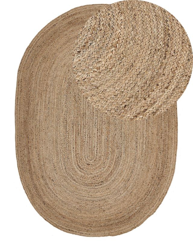 Dywan Demirci Beżowy 160 x 230 cm Juta 1 szt.