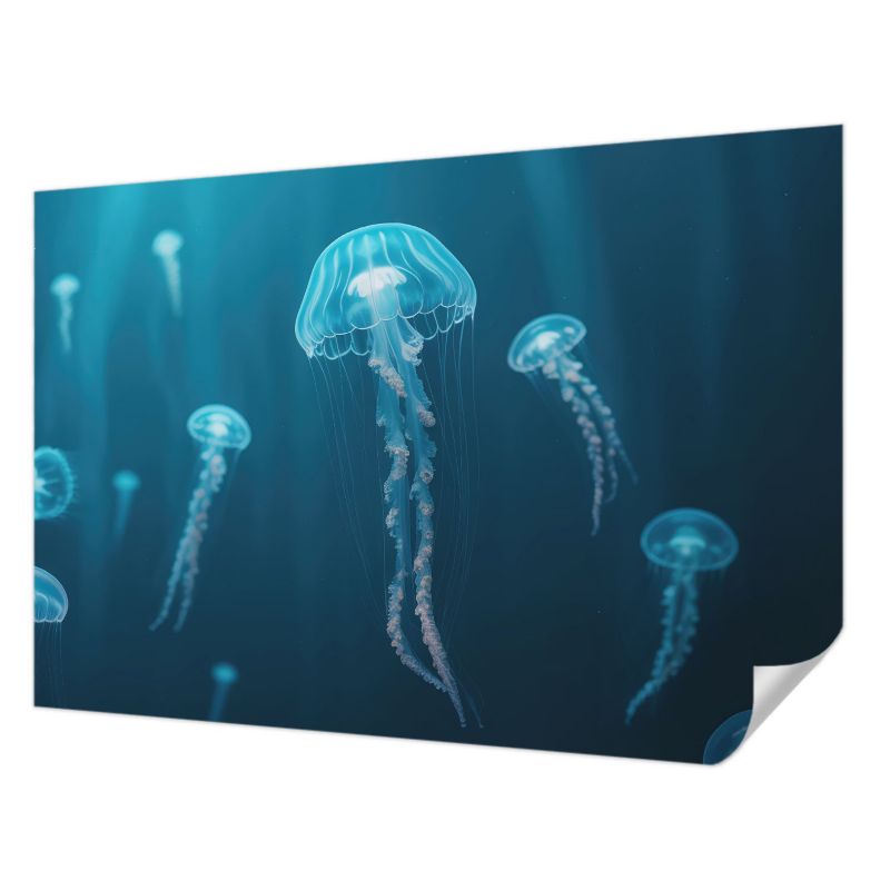 Tapeta samoprzylepna Tulup 152x104 cm Morska elegancja Tapeta Do Łazienki, Sypialni, Salonu 1 szt.