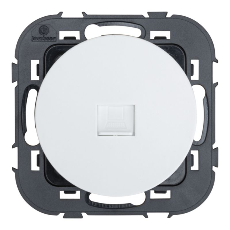 Gniazdo RJ45 Jacobsen białe