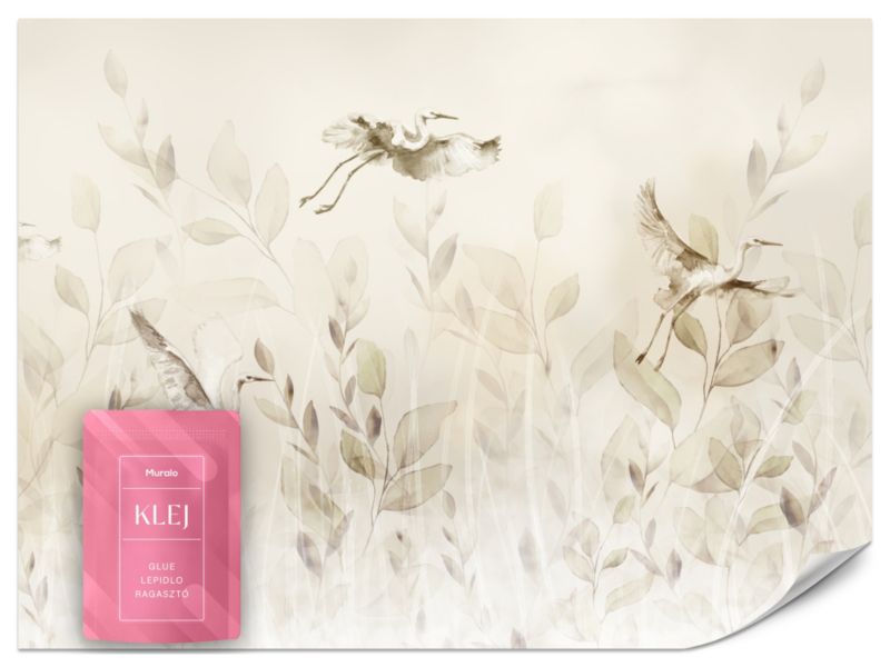 Fototapeta Muralo Ptaki Łąka Natura 100x70 cm 1szt.