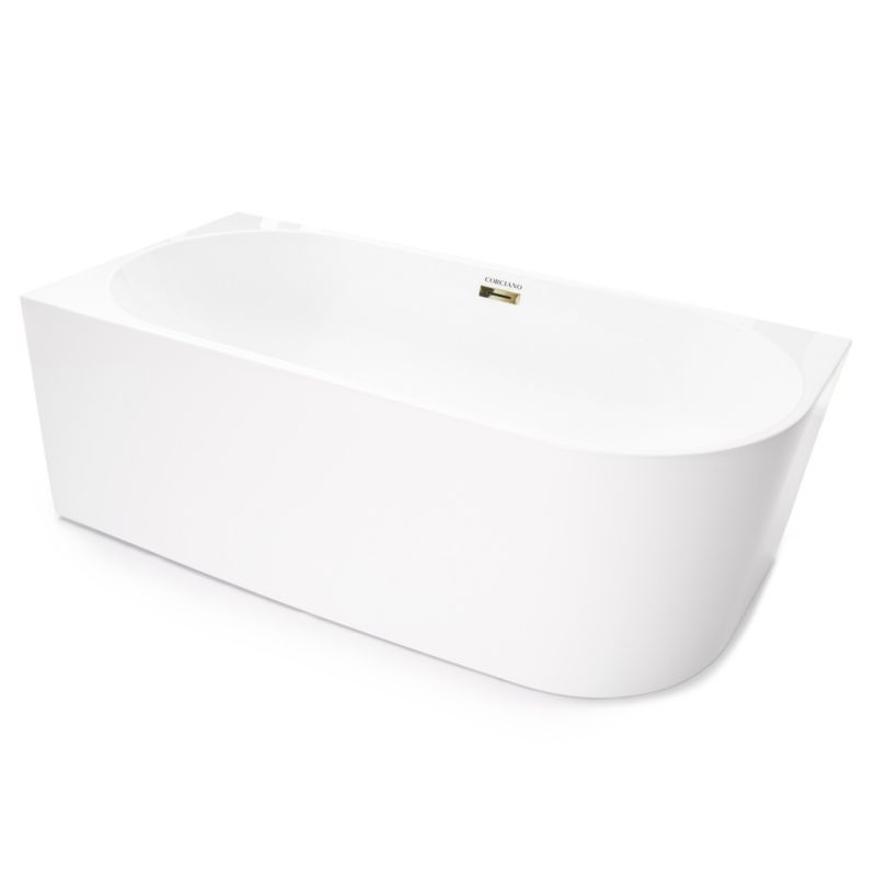Wanna wolnostojąca Corciano Crete Lewa 170x80cm ze złotymi dodatkami 1szt.