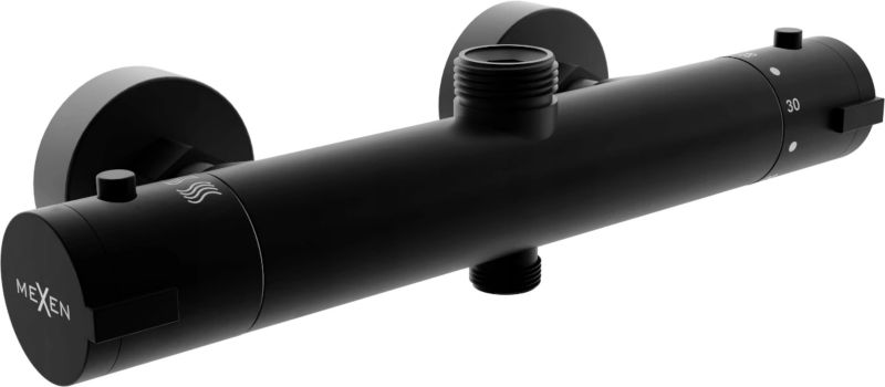 Termostatyczna bateria prysznicowa Mexen Kai czarna 77150-70 1 szt.