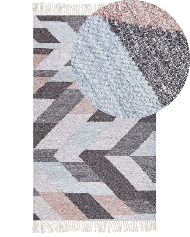 Dywan z juty 80 x 150 cm wielokolorowy Nakkas 1 szt.