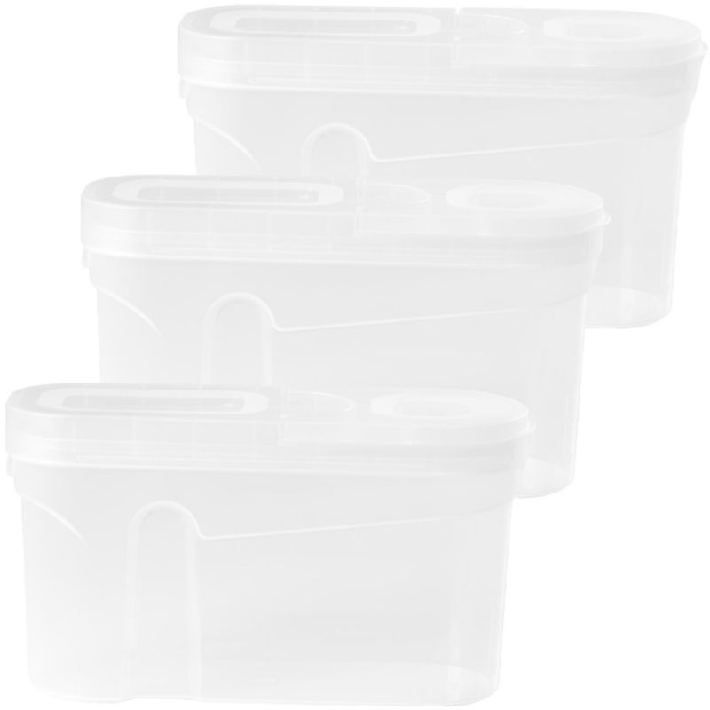 POJEMNIKI EDANTI NA ŻYWNOŚĆ KUCHENNE 1,3 L DO PRZECHOWYWANIA PRODUKTÓW SYPKICH 3 szt.