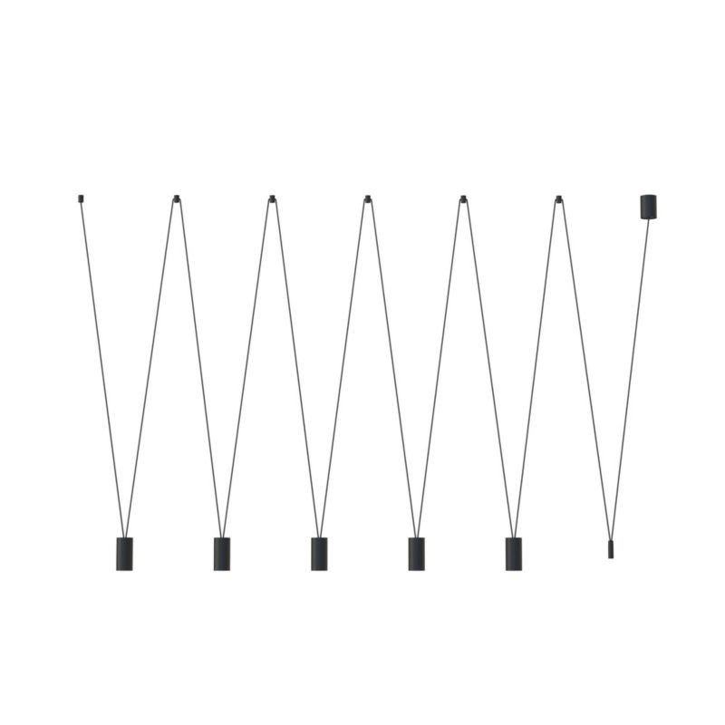 Żyrandol Nowodvorski Lighting More Eye czarny punktowy 5xGU10 x 10W 1 szt.