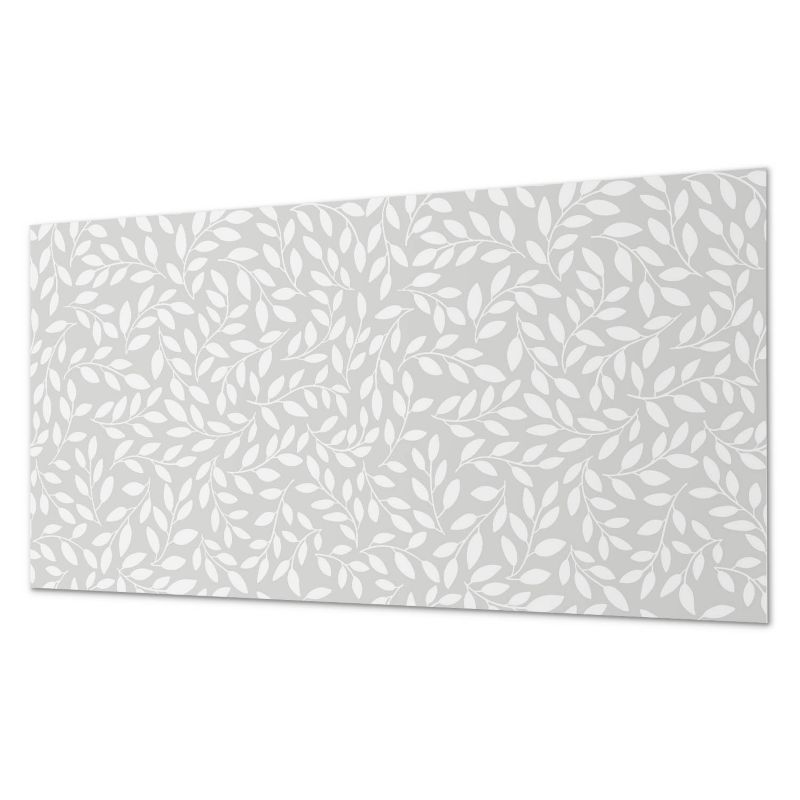Ścienny Panel PCV Samoprzylepny ArtPrintCave 120x60 cm Delikatny wzór liści 1 szt.