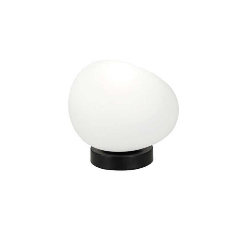 Lampka stołowa Candellux Stones biało-czarna 1 x E27 x 40W wym: 18.7 x 20 x 20 cm akryl - 1 szt.