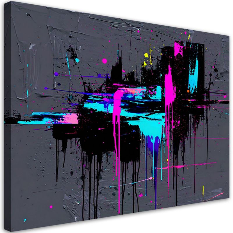 Obraz nowoczesny do salonu biura kuchni Feeby Abstrakcja Kolorowa 120x80cm 1szt