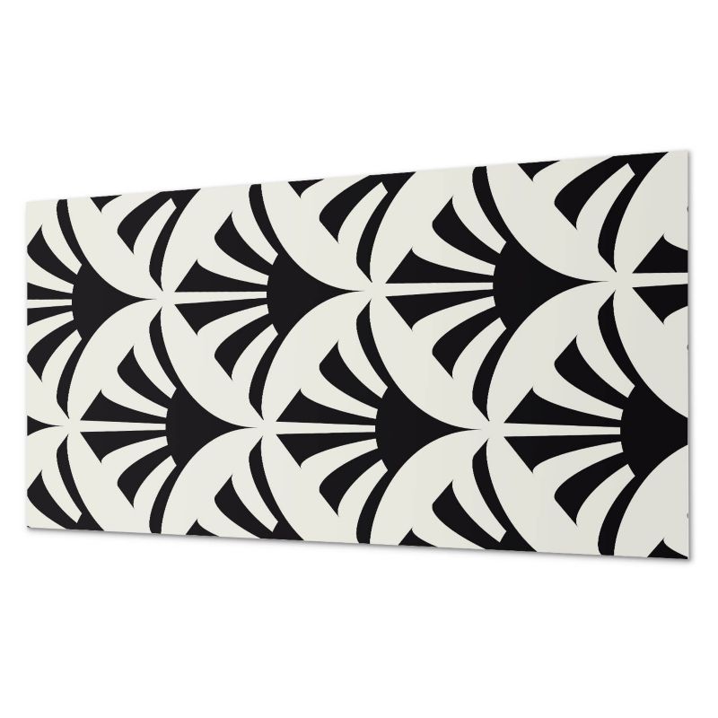 Ścienny Panel PCV Samoprzylepny ArtPrintCave 100x50 cm Abstrakcyjny wzór liści 1 szt.