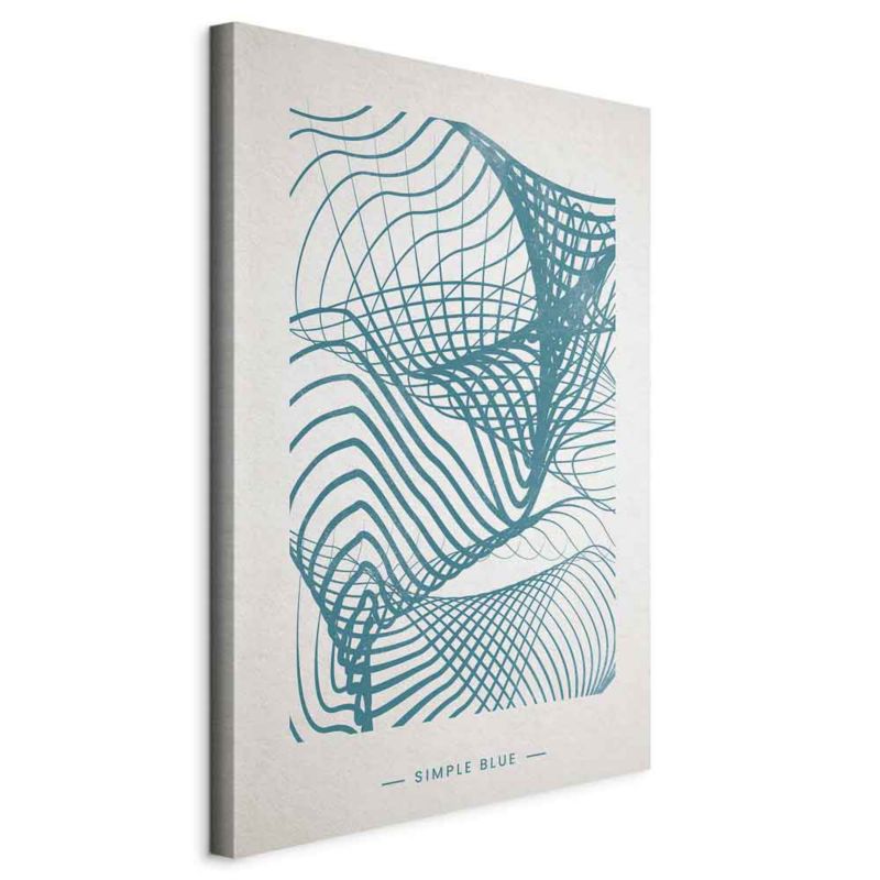 Obraz Artgeist Po prostu błękit 20 x 30 cm płótno włoskie 1 szt