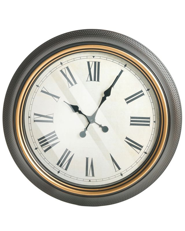 Zegar ścienny Villena 63 cm Czarny 1 szt.