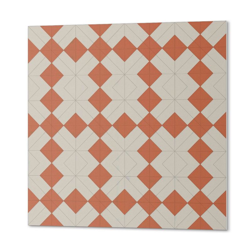 Komplet Kafelków Samoprzylepnych ArtPrintCave 30x30 cm Wzór rombów w siatce 9 szt.