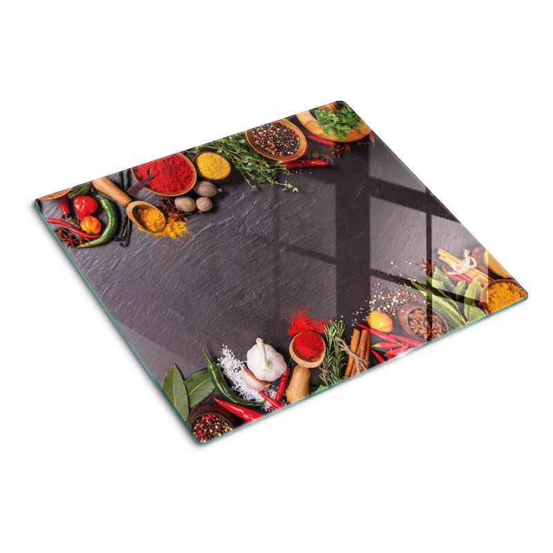 Deska szklana Tulup 60x52 cm Przyprawy Zioła 1 szt.