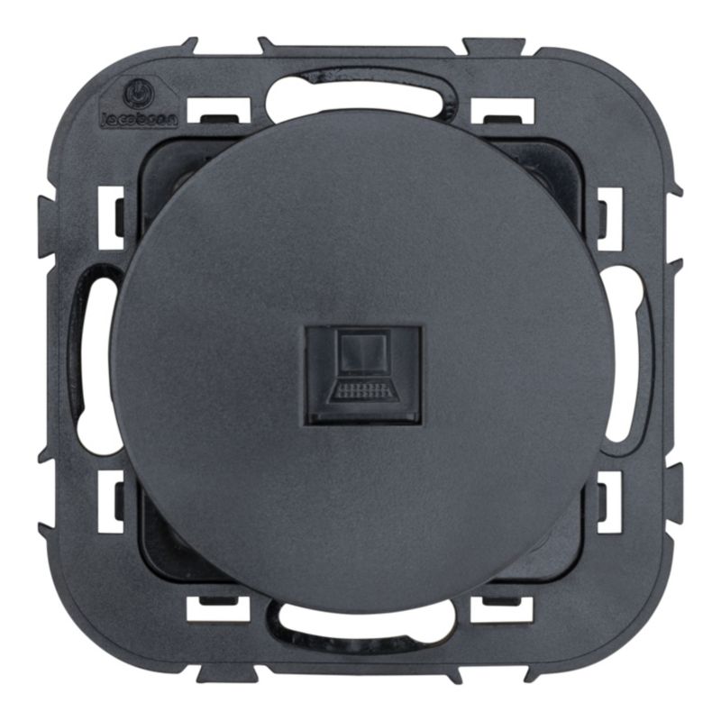 Gniazdo RJ45 Jacobsen Espen czarne