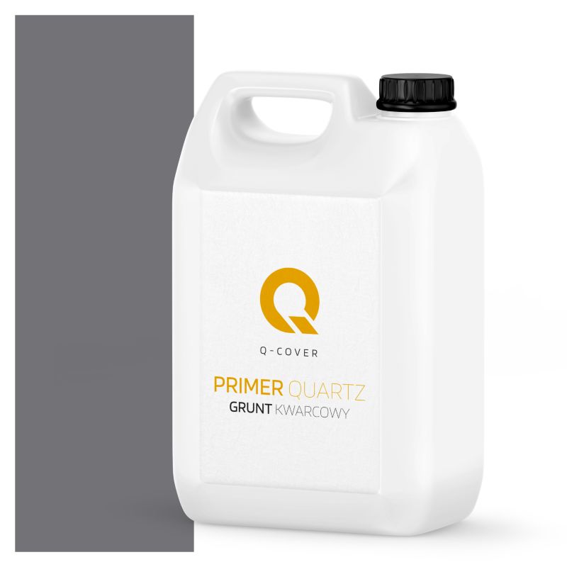 Grunt Kwarcowy pod Tynk Mozaikowy Q-Cover Szary ciemny M05 3KG
